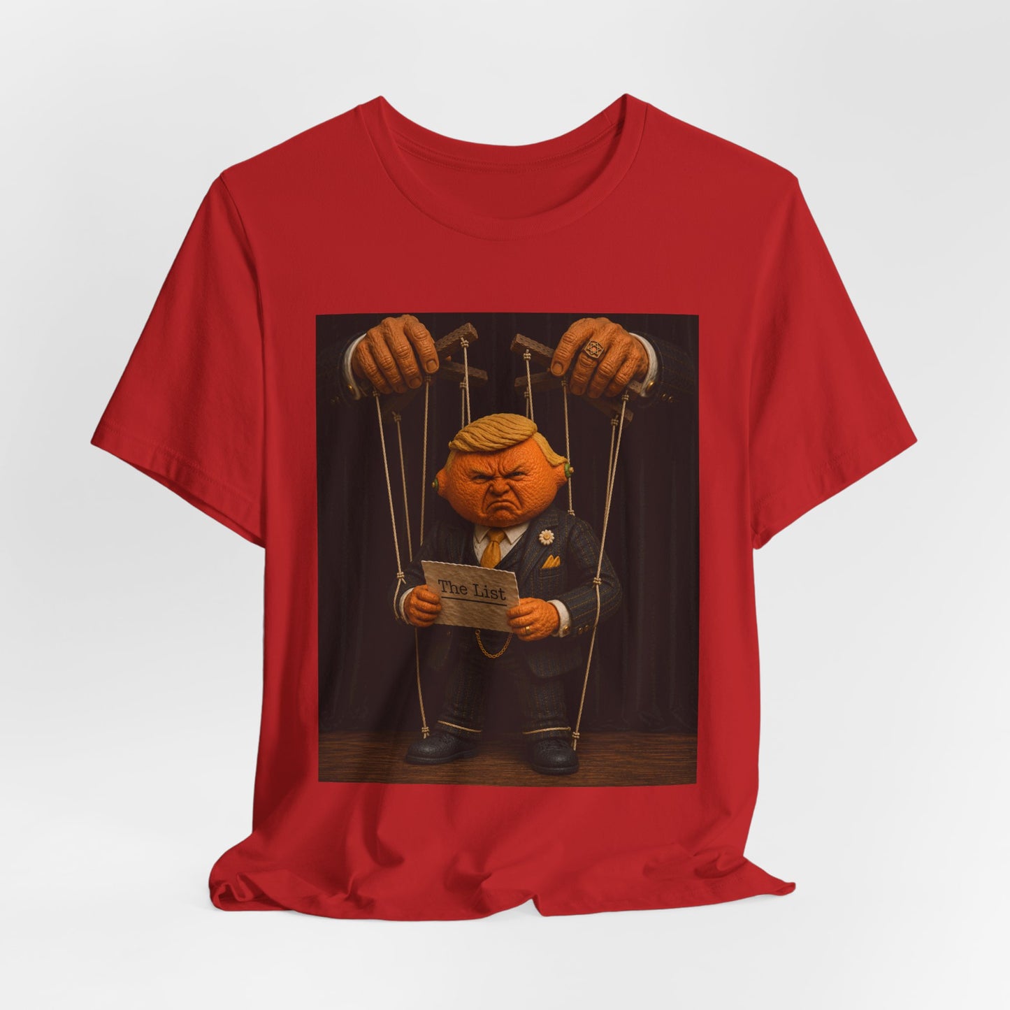Political satire Tee — Puppet Illustration