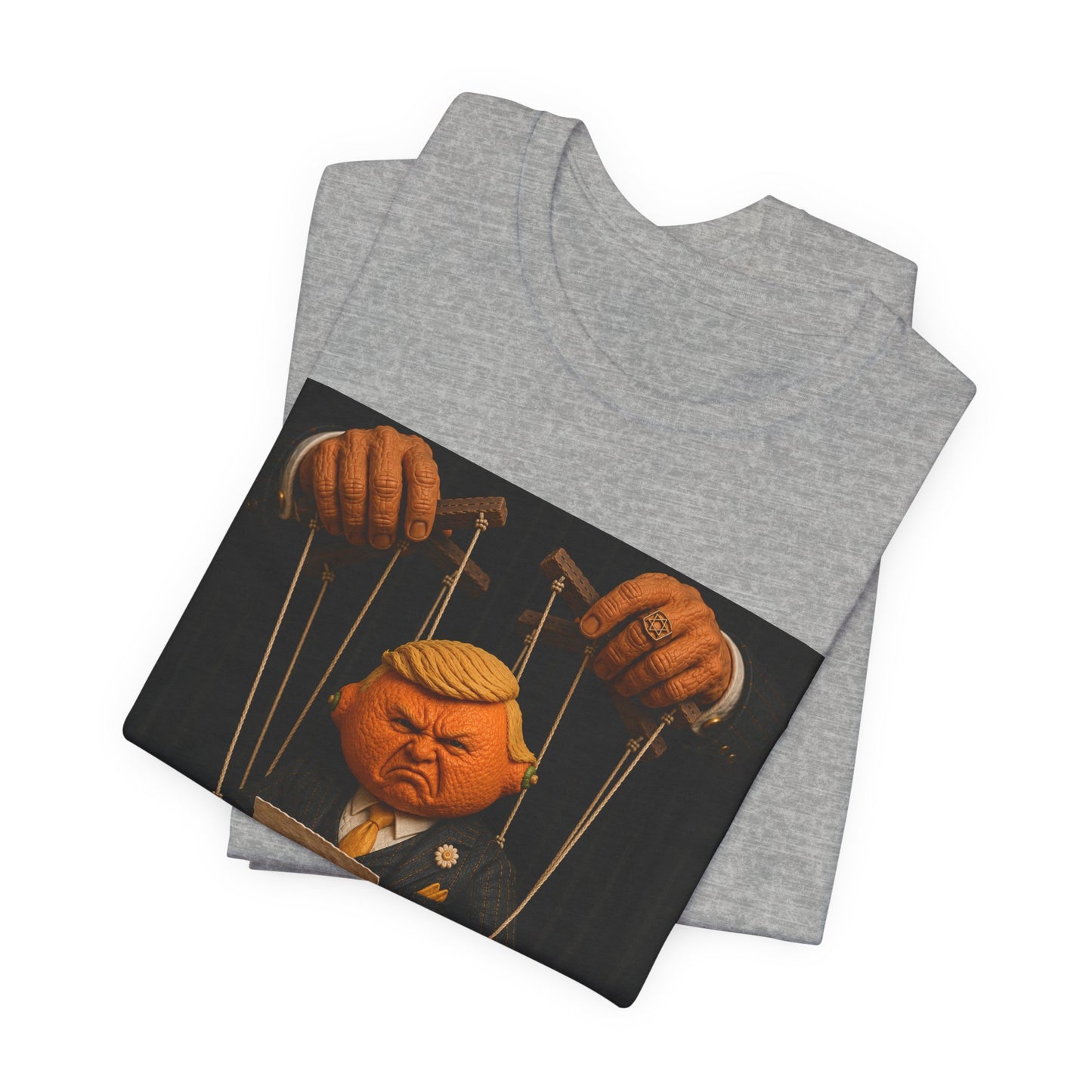 Political satire Tee — Puppet Illustration