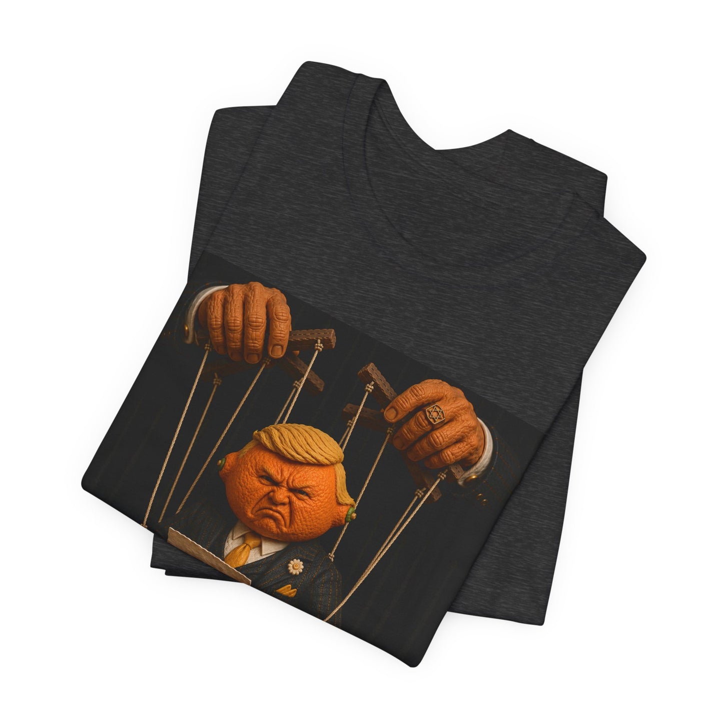 Political satire Tee — Puppet Illustration