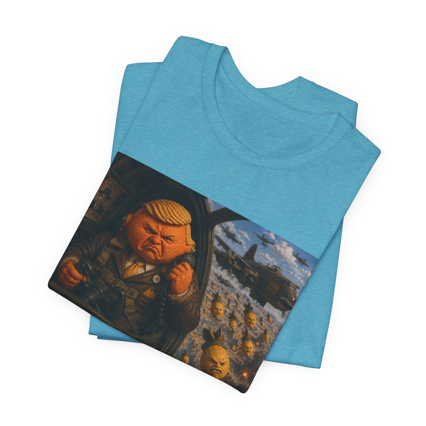 Graphic Tee — "When life gives you lemons, bomb Iran." Vintage Political Satire