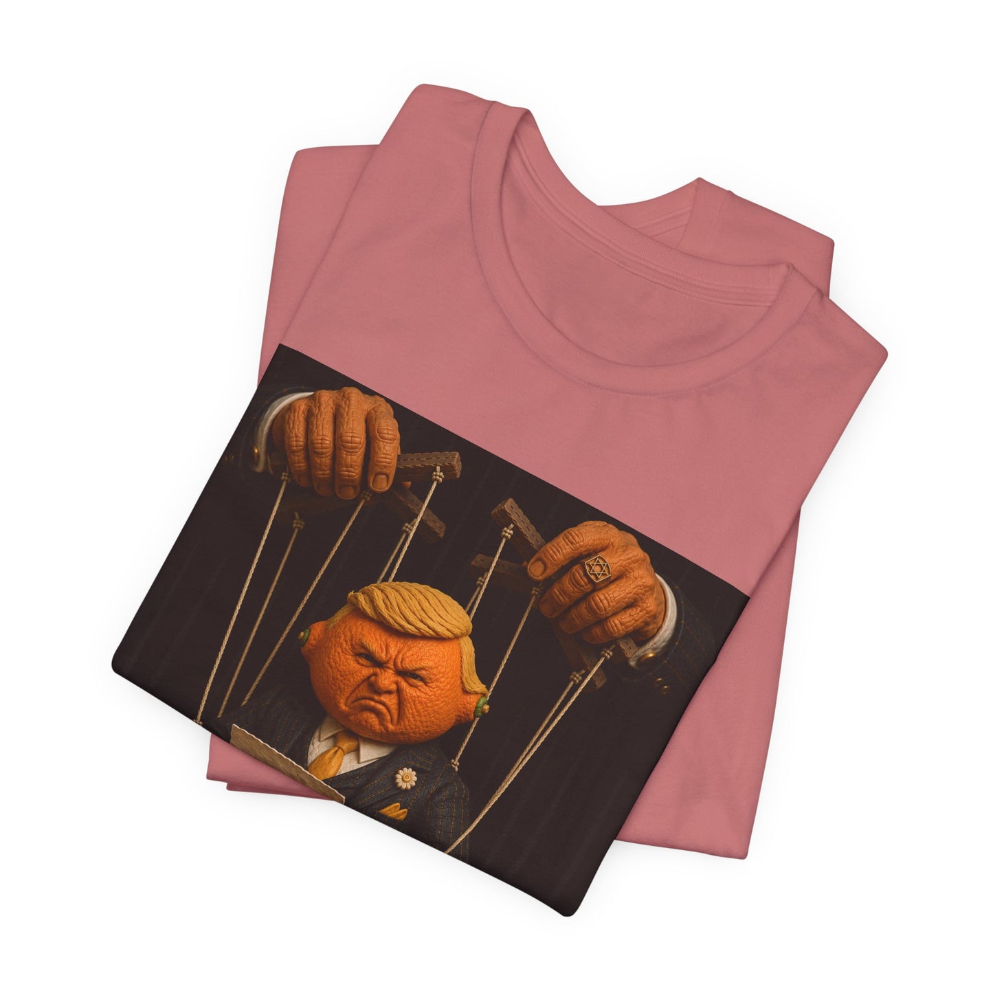 Political satire Tee — Puppet Illustration
