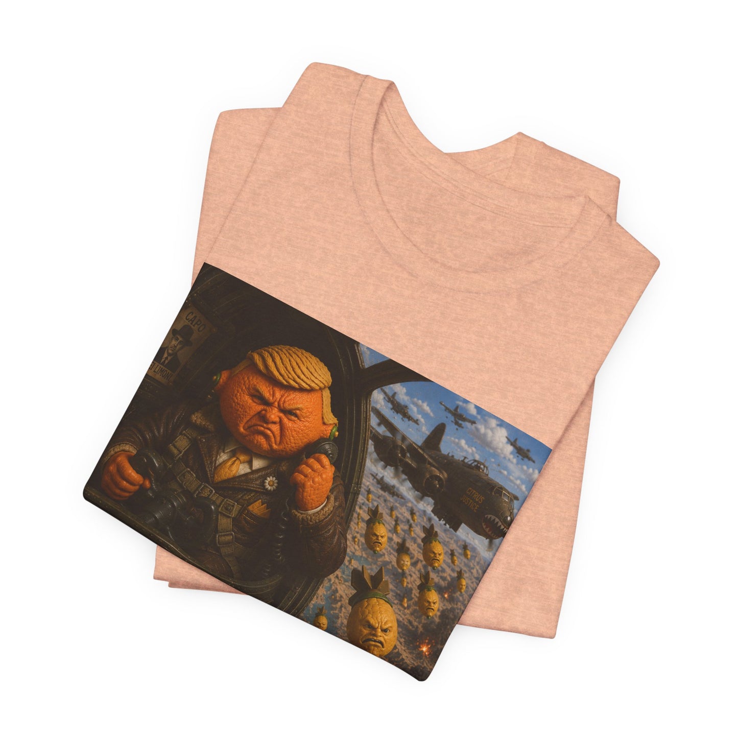 Graphic Tee — "When life gives you lemons, bomb Iran." Vintage Political Satire