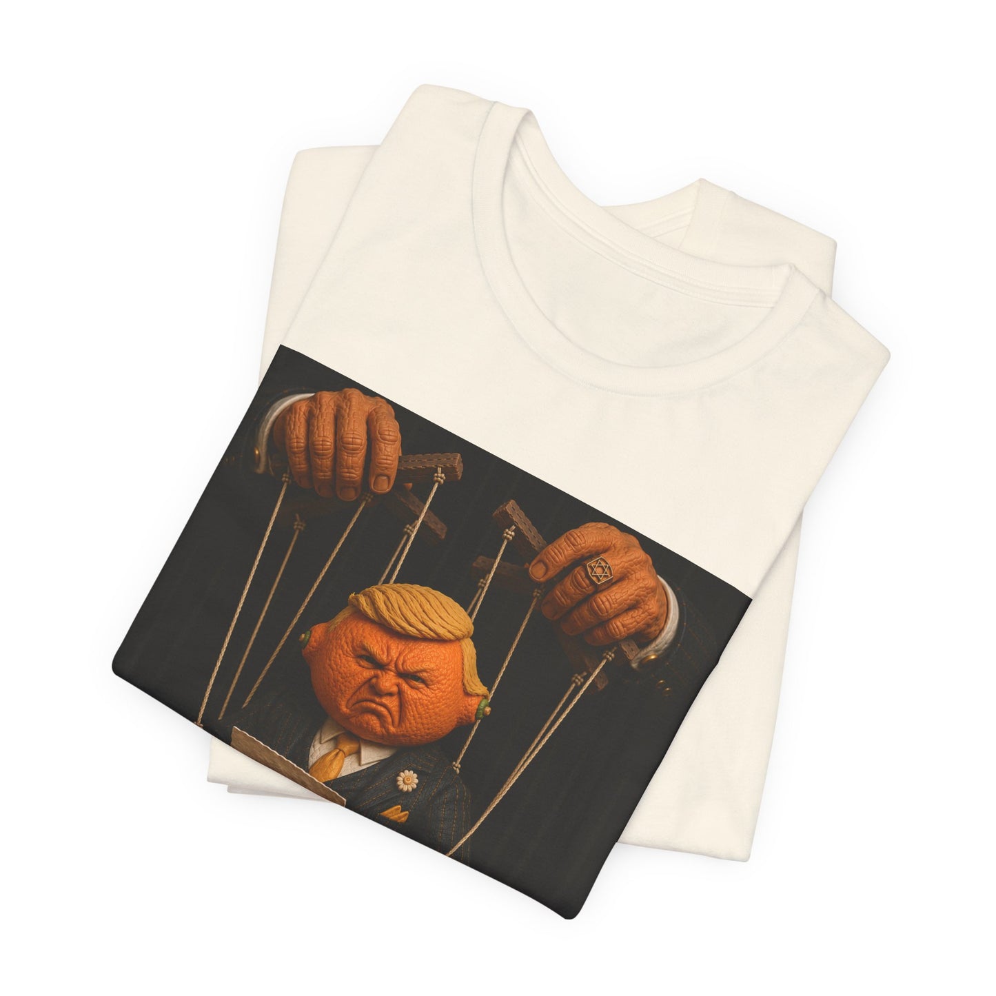Political satire Tee — Puppet Illustration