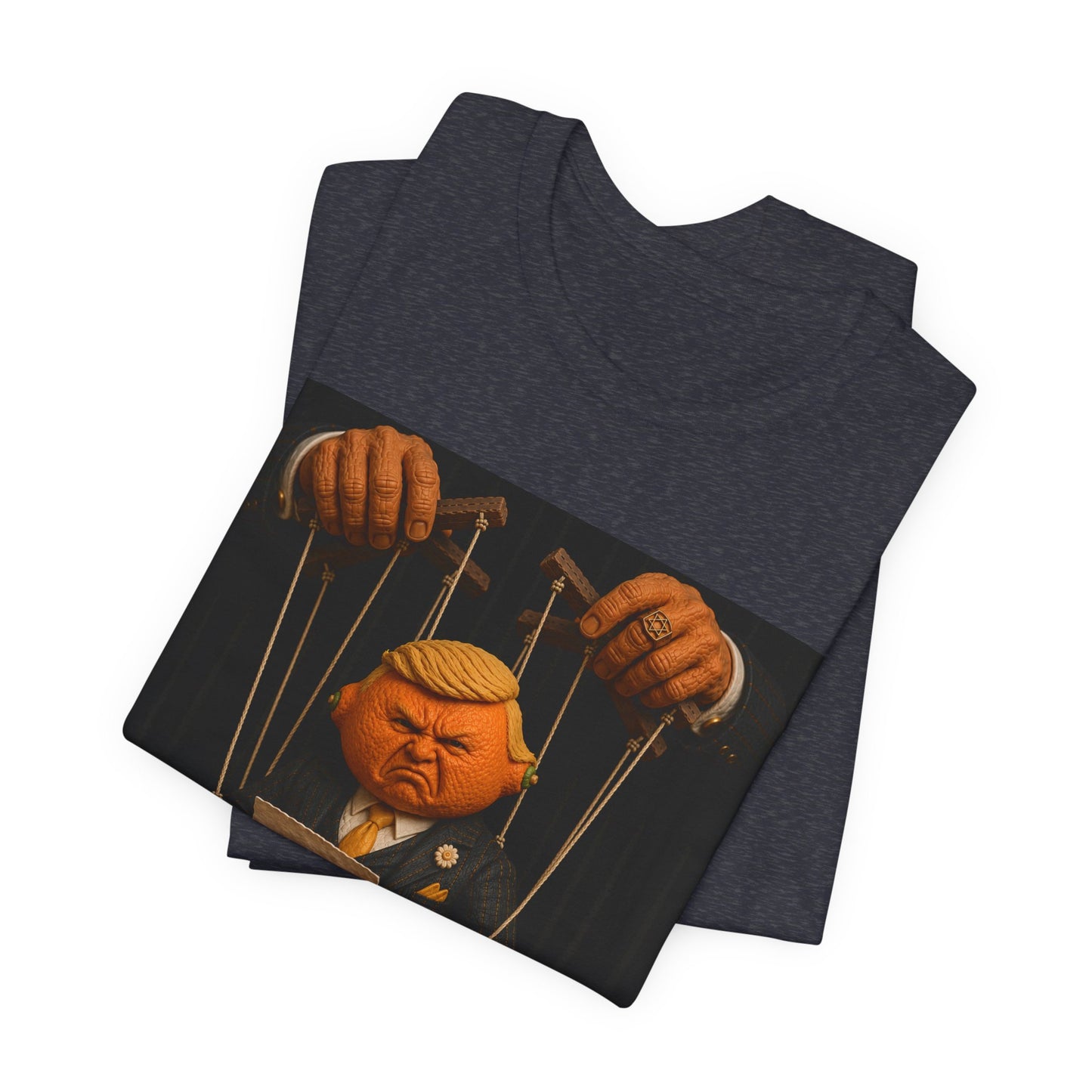 Political satire Tee — Puppet Illustration