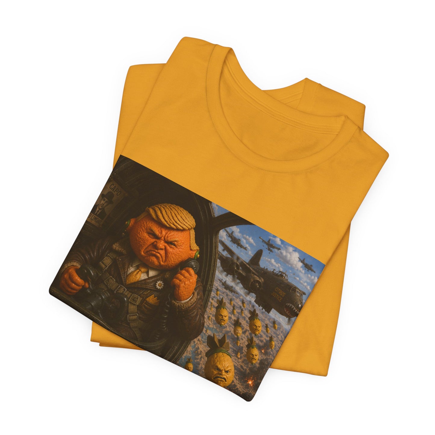 Graphic Tee — "When life gives you lemons, bomb Iran." Vintage Political Satire