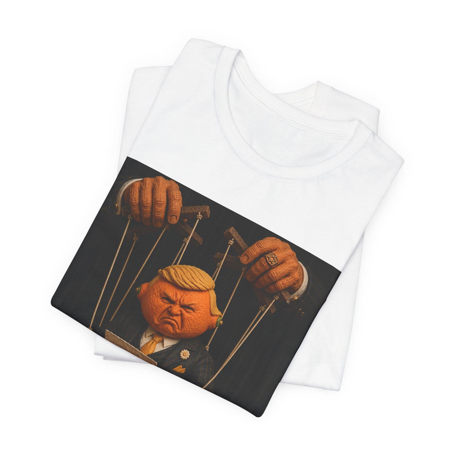 Political satire Tee — Puppet Illustration