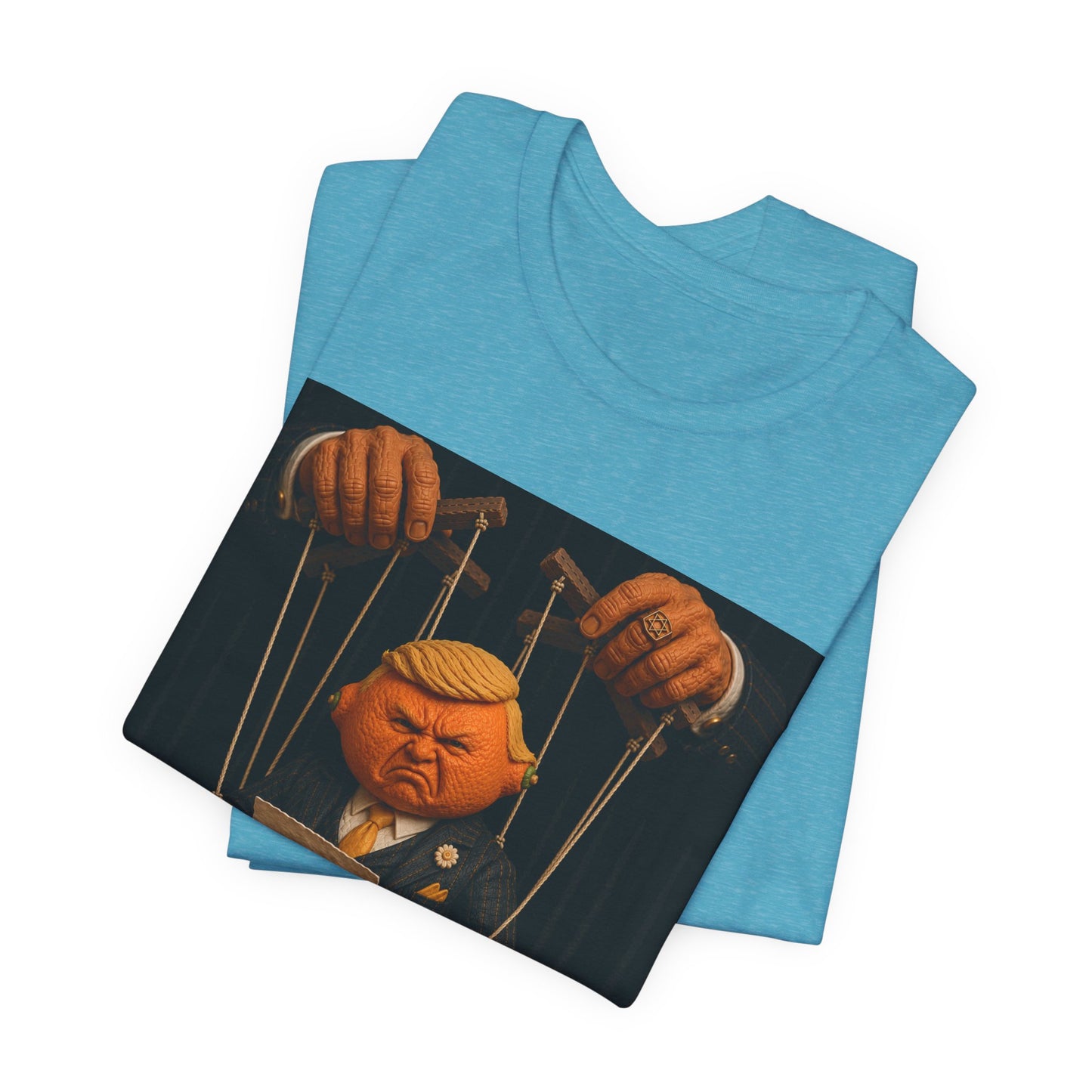 Political satire Tee — Puppet Illustration