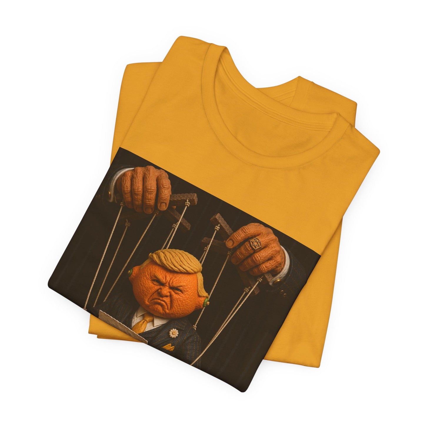 Political satire Tee — Puppet Illustration