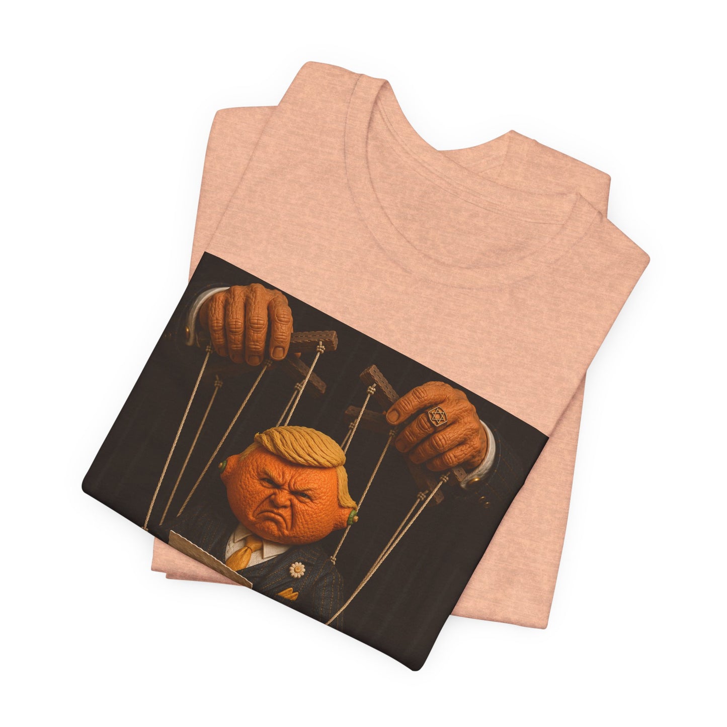 Political satire Tee — Puppet Illustration
