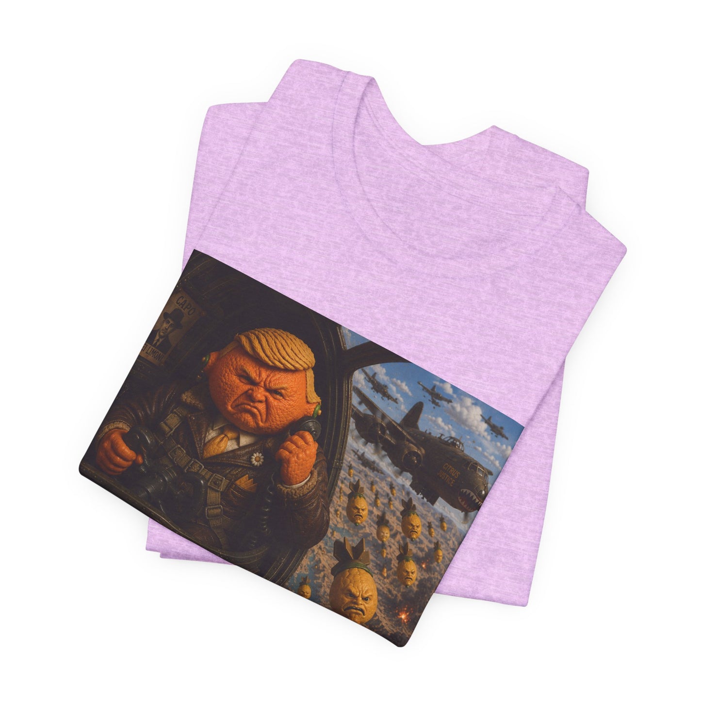 Graphic Tee — "When life gives you lemons, bomb Iran." Vintage Political Satire