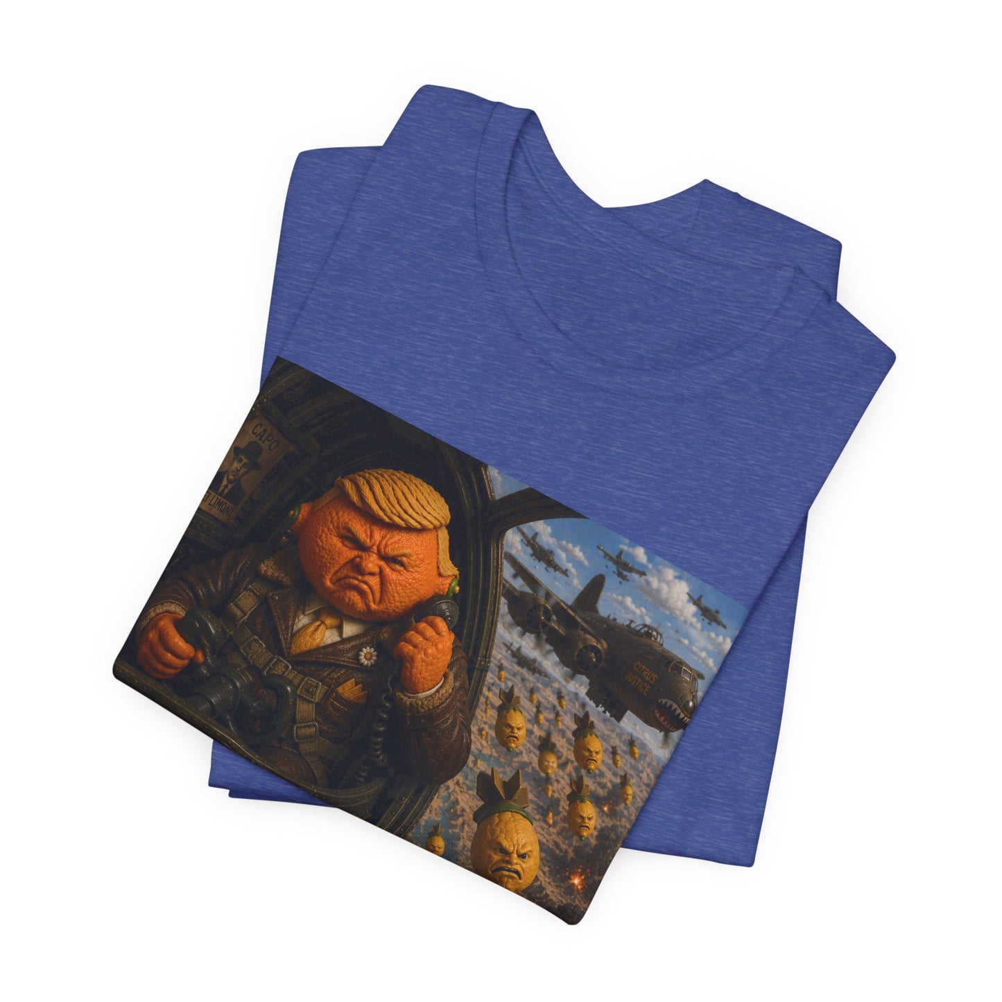 Graphic Tee — "When life gives you lemons, bomb Iran." Vintage Political Satire