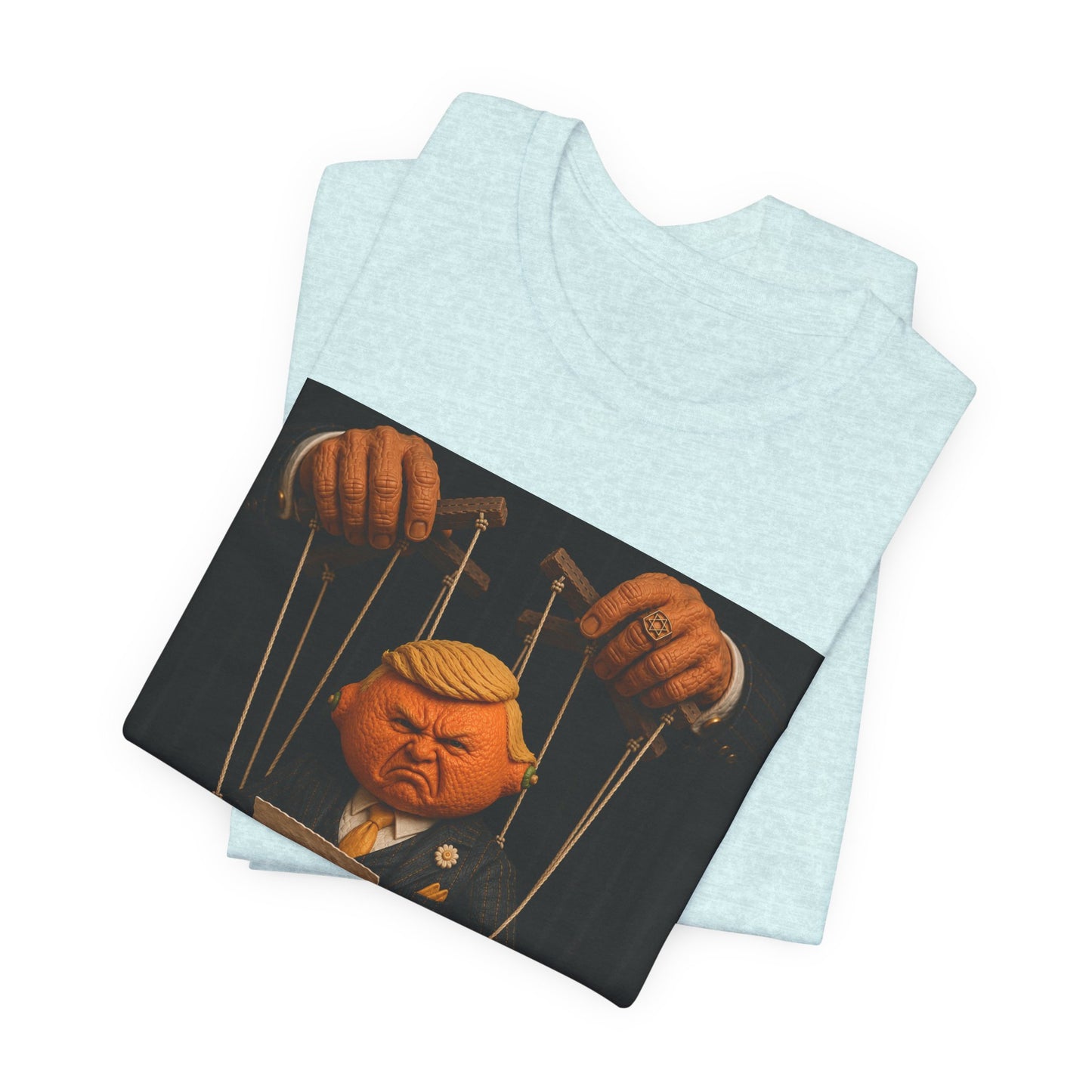 Political satire Tee — Puppet Illustration
