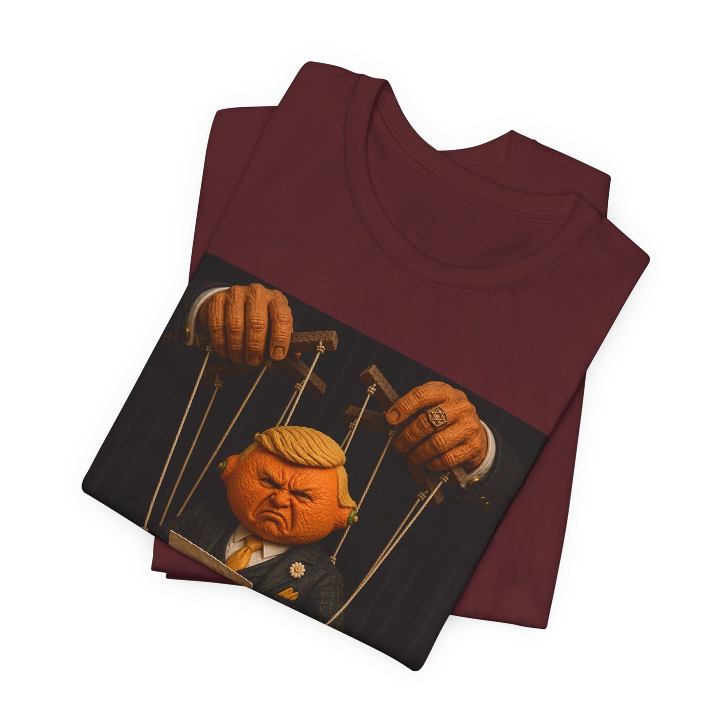 Political satire Tee — Puppet Illustration