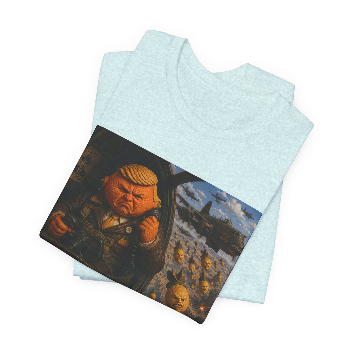 Graphic Tee — "When life gives you lemons, bomb Iran." Vintage Political Satire