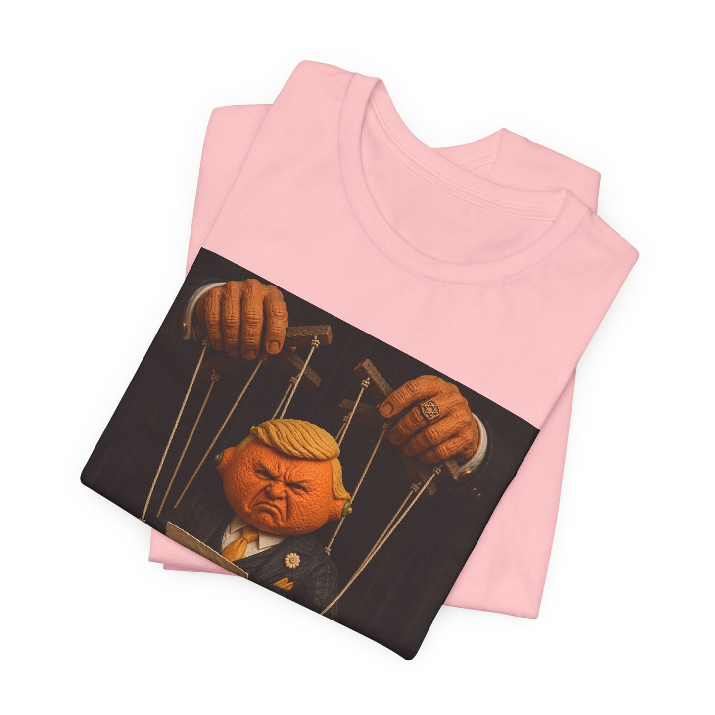 Political satire Tee — Puppet Illustration