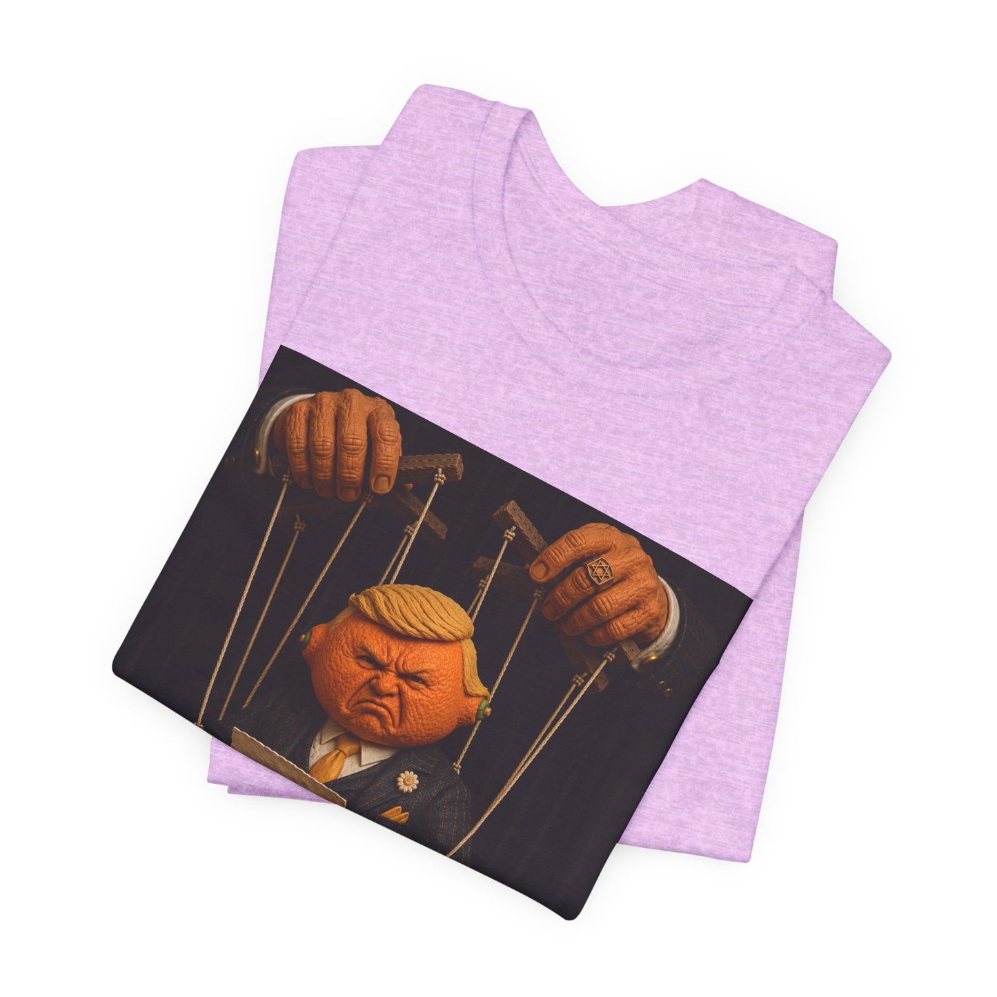 Political satire Tee — Puppet Illustration