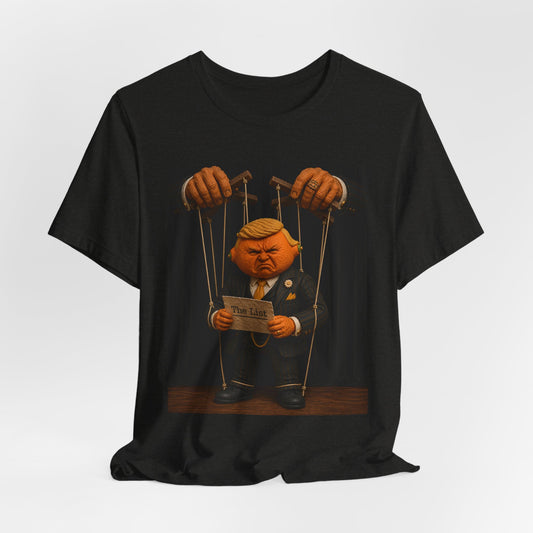 Political satire Tee — Puppet Illustration
