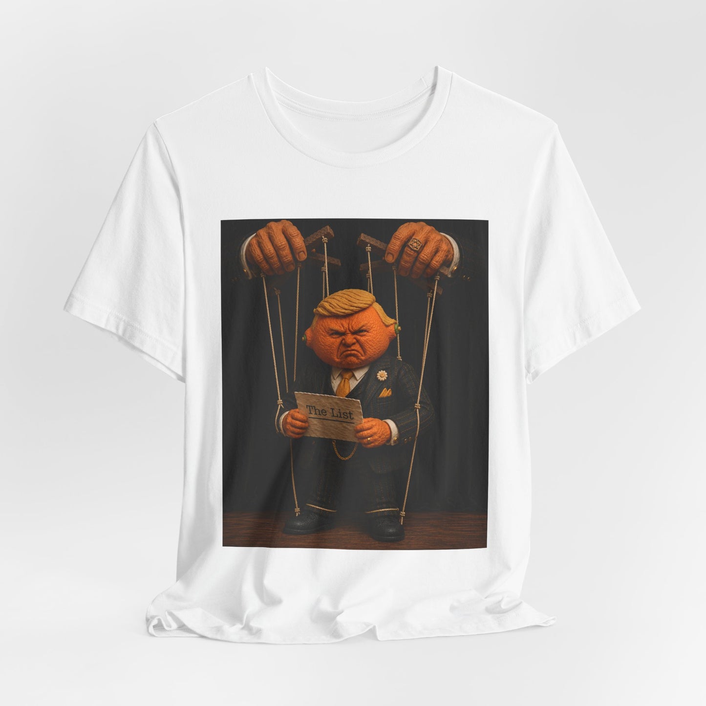 Political satire Tee — Puppet Illustration