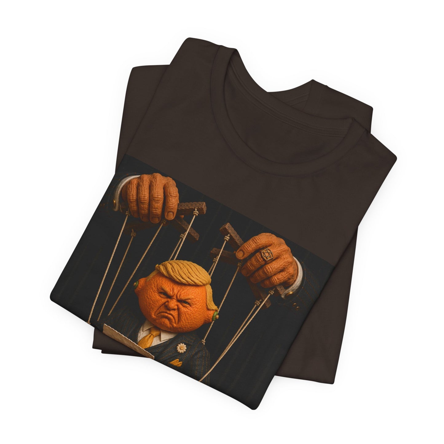 Political satire Tee — Puppet Illustration